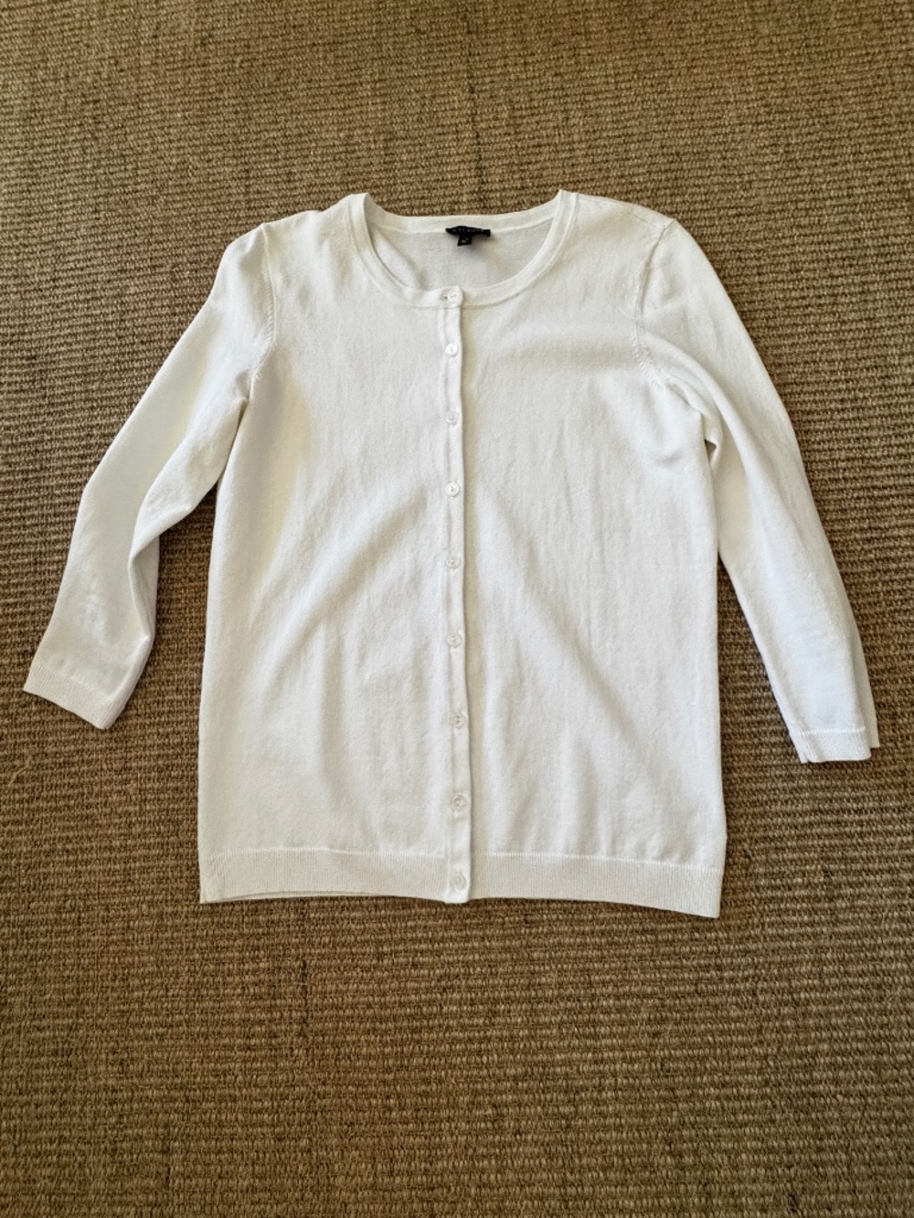 Talbots white cardigan sweater